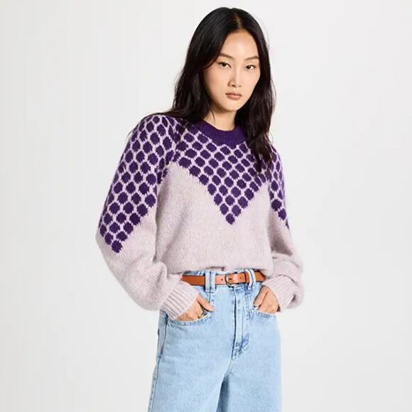 Isabel Marant Jaden Sweater in Ultra Violet - Picture 1 of 7